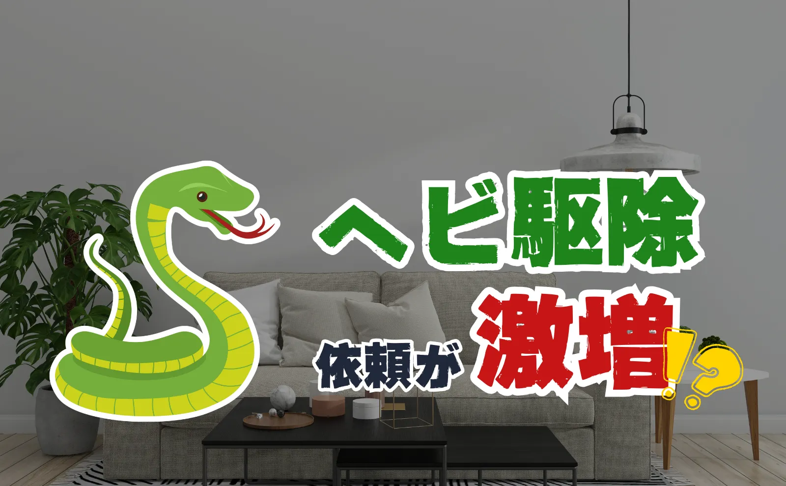 今年はヘビ駆除が大幅増 　5月以降3カ月で計43件